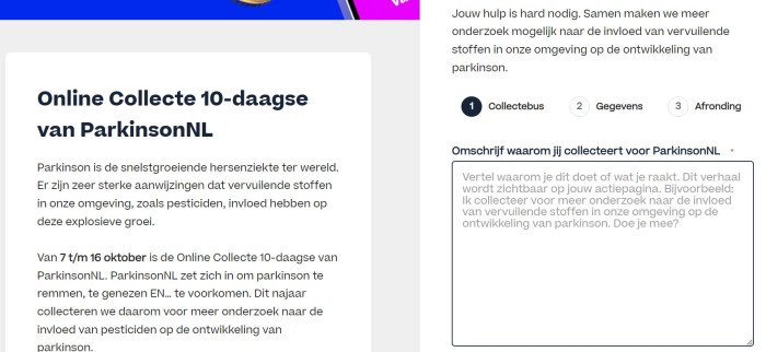 Ria Snoek_collectebus aanmaken