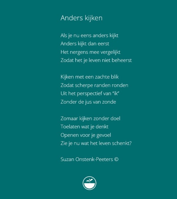 Gedicht Anders kijken