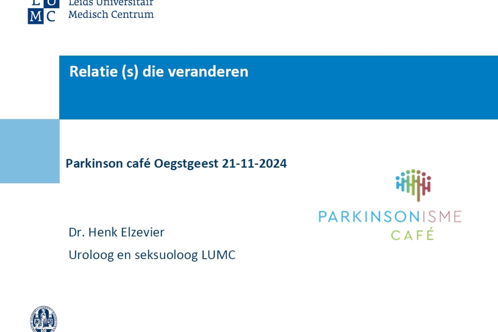 21 november, Seksuoloog
Henk Elsevier