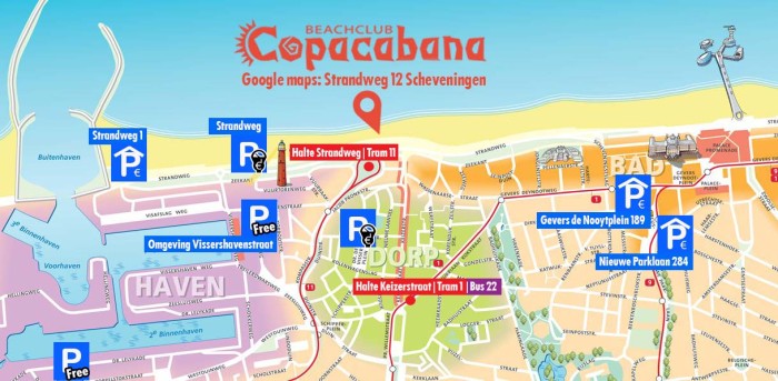 strandtent-1200-beachclub-copacabana-scheveningen-routekaart-parkeren
