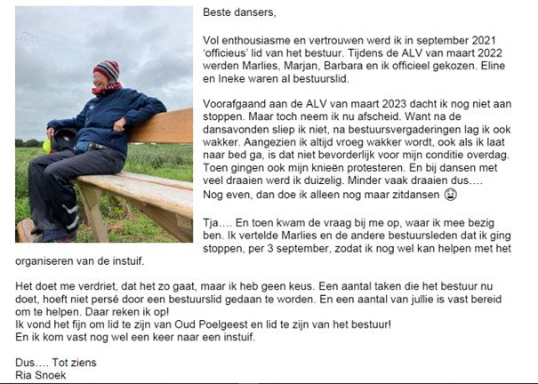 afscheid bestuur