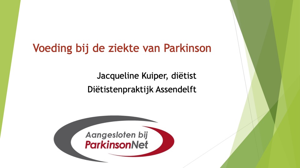 Parkinson en voeding